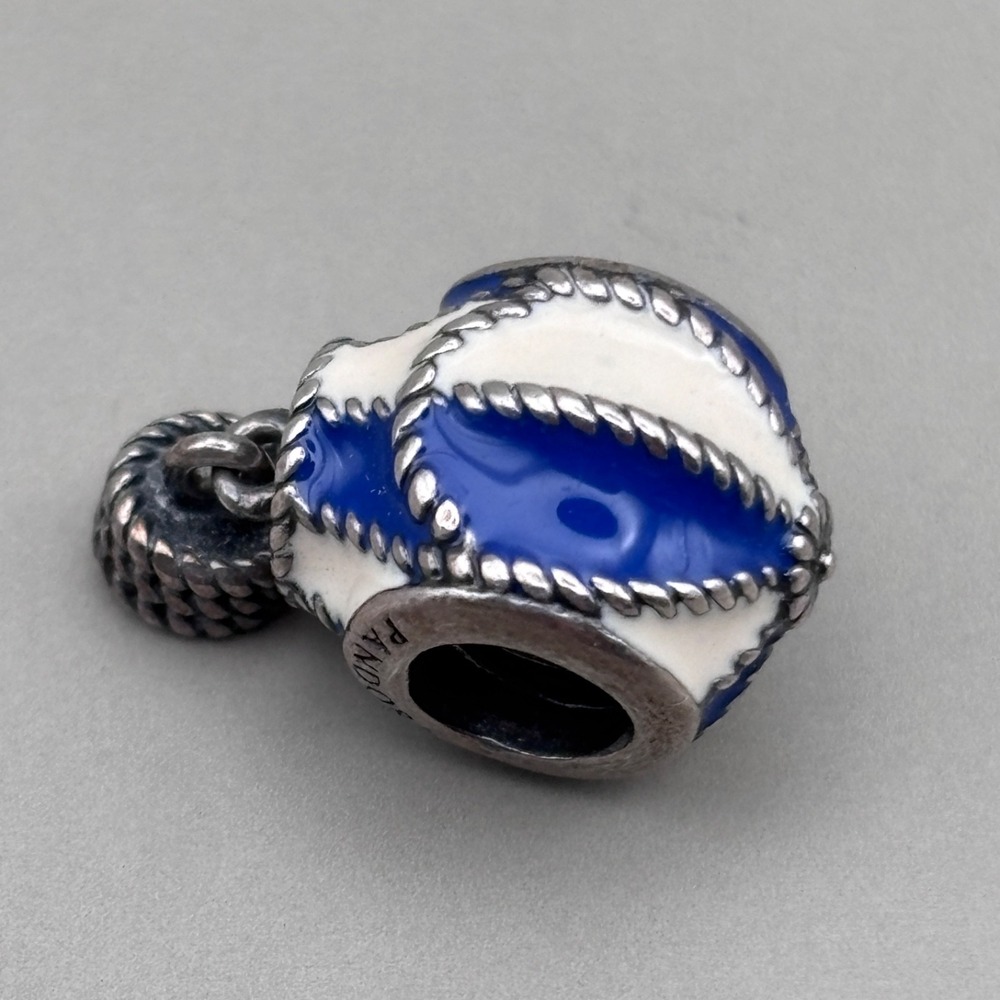 PANDORA Sterling Silver Up and Away Balloon Travel Dangle Charm S925 ALE